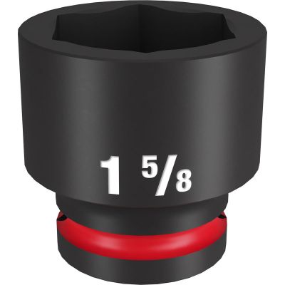 MLW49-66-6317 image(0) - Milwaukee Tool SHOCKWAVE Impact Duty 3/4"Drive 1-5/8" Standard 6 Point Socket