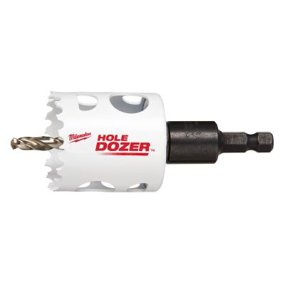 MLW49-56-9666 image(0) - Milwaukee Tool 1-3/4" HOLE DOZER Bi-Metal Hole Saw with Arbor