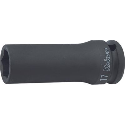KKN14300M-24 image(0) - Ko-ken USA 14300M-24 1/2 Sq. Dr. Socket 24mm 6 point Length 85mm