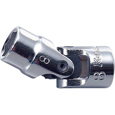 KKN2440M-10 image(0) - Ko-ken USA 2440M-10 1/4 Sq. Dr. Universal Socket 10mm 6 point Length 35mm