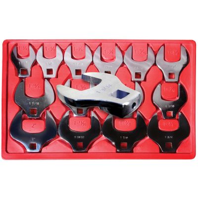 V8T7814 image(0) - V-8 Tools CROWFOOT WRENCH SET 14PC 1/2DR 1-1/16-2