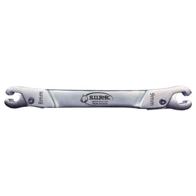 SRRRLW0809 image(0) - S.U.R.&R. 8mm (5/16 Inch) & 9mm (11/32 Inch) Line Wrench