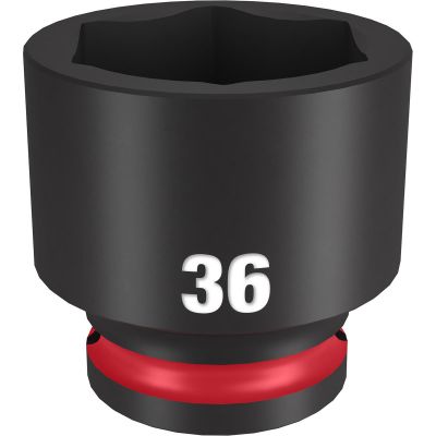 MLW49-66-6268 image(0) - Milwaukee Tool SHOCKWAVE Impact Duty 1/2"Drive 36MM Standard 6 Point Socket