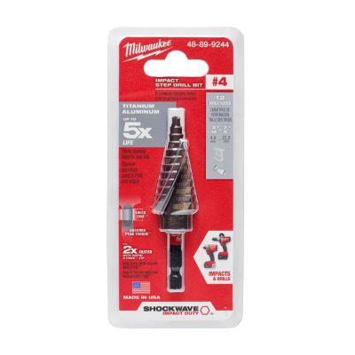 MLW48-89-9244 image(0) - Milwaukee Tool SHOCKWAVE Impact Duty #4 3/16 - 7/8"