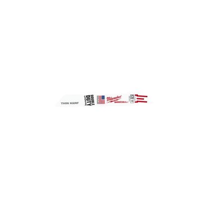 MLW48-01-6184 image(0) - Milwaukee Tool 6" 18 TPI SAWZALL Blades (50 Pk)