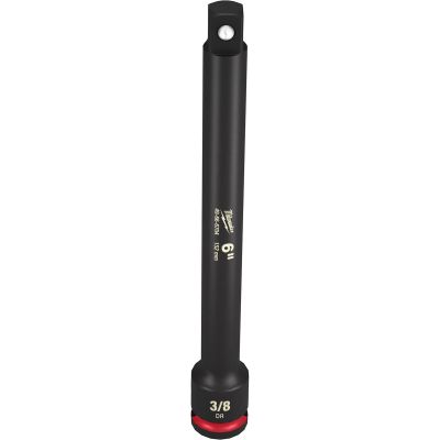 MLW49-66-6704 image(0) - Milwaukee Tool SHOCKWAVE Impact Duty 3/8" Drive 6" Extension