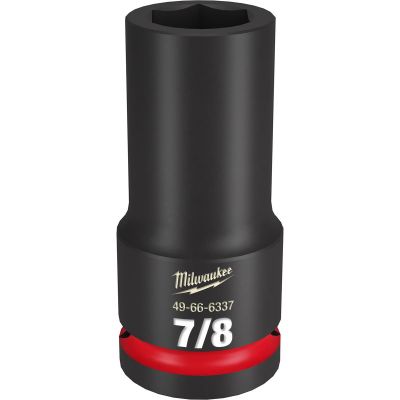 MLW49-66-6337 image(0) - Milwaukee Tool SHOCKWAVE Impact Duty 3/4"Drive 7/8" Deep 6 Point Socket