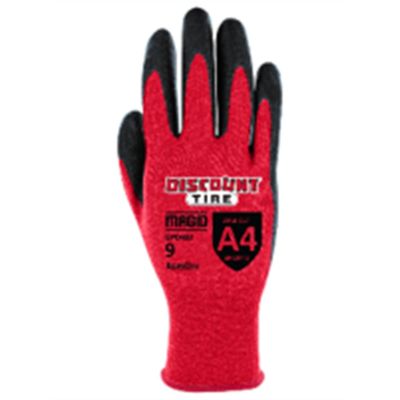 MGLGPD482-DT-11 image(0) - Magid Gloves Magid® D-ROC® AeroDex™ 18-Gauge Lightweight Polyurethane Coated Work Glove ‐Discount Tire Logo Size 11