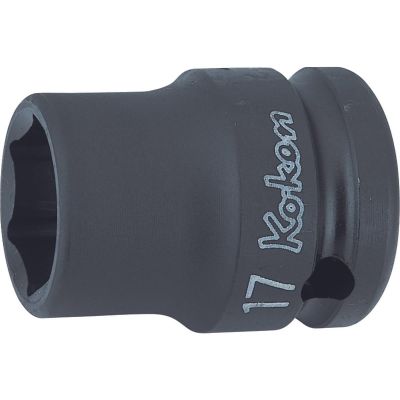 KKN14401M-17 image(0) - Ko-ken USA 14401M-17 1/2 Sq. Dr. Socket 17mm 6 point Length 38mm Thin walled