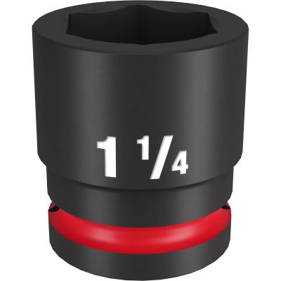 MLW49-66-6311 image(0) - Milwaukee Tool SHOCKWAVE Impact Duty 3/4"Drive 1-1/4" Standard 6 Point Socket
