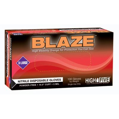 MFXN485 image(0) - Microflex BLAZE PF NITRILE EXAM GLOVES XXL