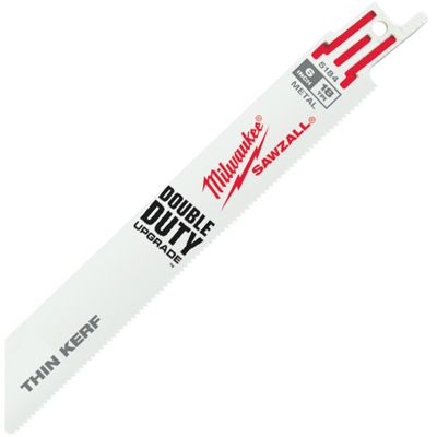 MLW48-01-6186 image(0) - Milwaukee Tool 6" 24 TPI SAWZALL Blades (50 Pk)