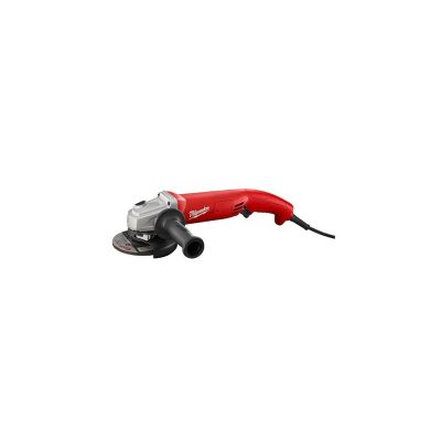 MLW6121-31A image(0) - Milwaukee Tool 11 Amp 5" Small Angle Grinder Trigger Grip, AC/DC, No Lock