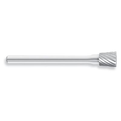 HTCSN-51 image(0) - SN-51 Solid Carbide Burr, Inverted Cone Shape, 10 Degree Angle, Single Cut