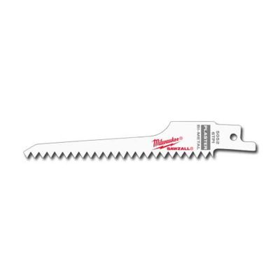 MLW48-00-5052 image(0) - Milwaukee Tool SAWZALL 5" 6 TPI Plaster Blades - 5 PK
