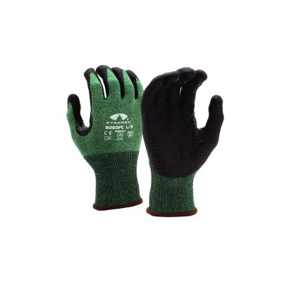 PYRGL606DPCM image(0) - Pyramex Pyramex Safety-SandyNitrile 13g HPPE HiVis Org A6 Cut-L , Sold 12/PKG