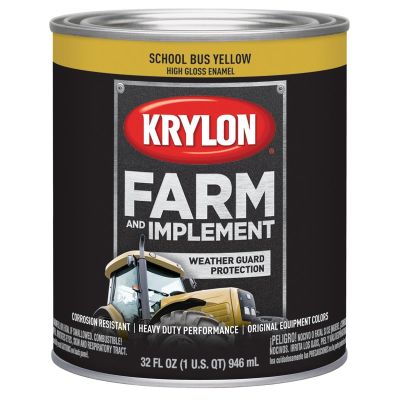 DUP2038 image(0) - FARM  PAINTS; SCHOOL BUS YELLOW; 32 OZ. QUART;