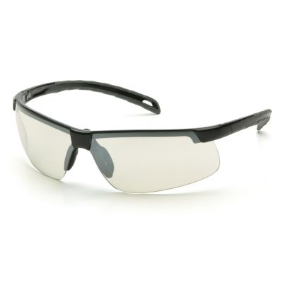 PYRSB8680D image(0) - Pyramex Pyramex Safety - Black Frame/Ice Blue Mirror Lens , Sold 12/BOX