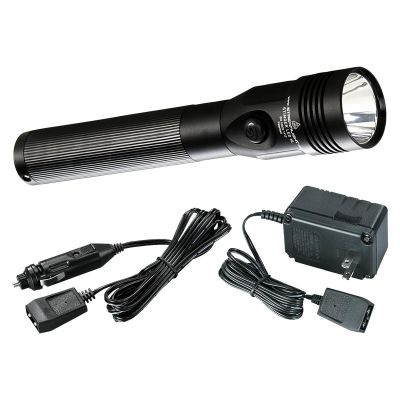 STL75430 image(0) - Streamlight Stinger LED HL 800 Lumen Rechargeable Flashlight - 120V AC/12V DC - 2 holders Smart Charge - Black
