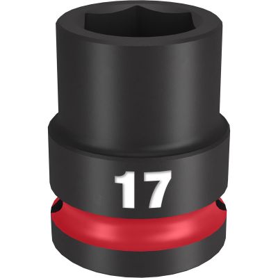 MLW49-66-6249 image(0) - Milwaukee Tool SHOCKWAVE Impact Duty 1/2"Drive 17MM Standard 6 Point Socket