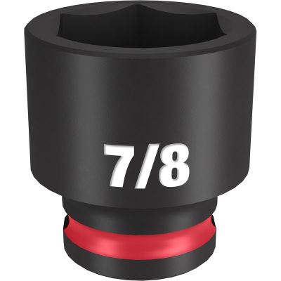 MLW49-66-6112 image(0) - Milwaukee Tool SHOCKWAVE Impact Duty 3/8" Drive 7/8" Standard 6 Point Socket