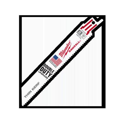 MLW48-01-7092 image(0) - Milwaukee Tool 6" 10 TPI SAWZALL Blades (Bulk - 100 Pk)