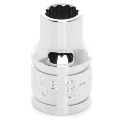 WLMW38808 image(0) - Wilmar Corp. / Performance Tool 3/8" Dr 12pt Stndrd Sckt 8mm