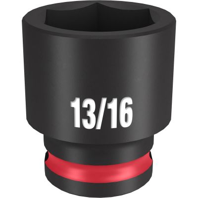 MLW49-66-6111 image(0) - Milwaukee Tool SHOCKWAVE Impact Duty 3/8" Drive 13/16" Standard 6 Point Socket