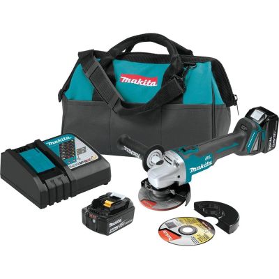 MAKXAG04T image(0) - 18V LXT Brushless Cordless 4.5/ 5" Cut-Off, Angle Grinder Kit