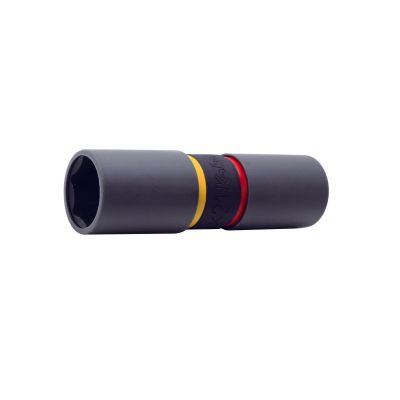 KKN14218M image(0) - Ko-ken USA 14218M Wheel Nut Socket Set 19 x 21mm Double Ended Color coded 2 pieces