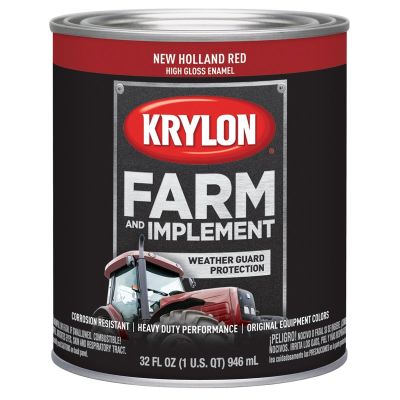 DUP2035 image(0) - FARM  PAINTS; NEW HOLLAND RED; 32 OZ. QUART;