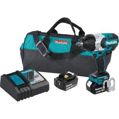 MAKXWT08T image(0) - 18V High Torque 1/2" Sq. Impact Wrench Kit