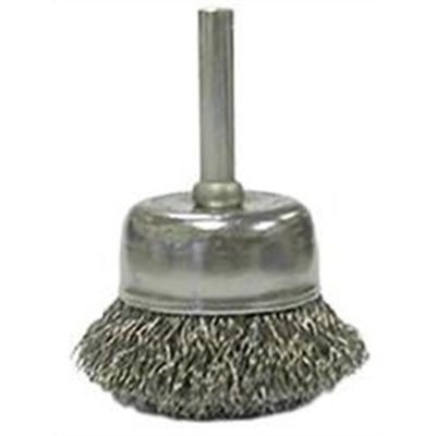 WEI36029 image(0) - 2" Crmp Wire Cup Brush Crs
