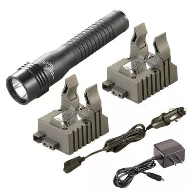 STL74752 image(0) - Streamlight Strion LED HL Rechargeable Flashlight 120V/100V AC/12V DC ‐ 2 Holders- Black