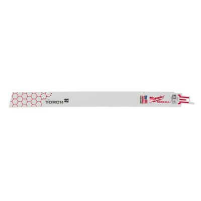 MLW48-01-2769 image(0) - Milwaukee Tool 12" 18 TPI The Torch SAWZALL Blades (10 Pk Bulk)