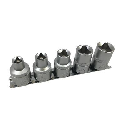 CTA1088 image(0) - CTA Manufacturing 5 Piece V with Audi Triangle Bolt Socket Set