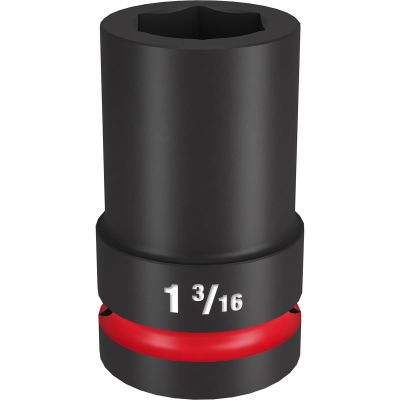 MLW49-66-6507 image(0) - Milwaukee Tool SHOCKWAVE Impact Duty 1"Drive 1-3/16" Deep 6 Point Socket