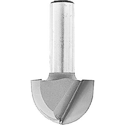 MAK733008-4A image(0) - 3/8" Core Box, 2 Flute, C.T. Router Bit, 1/4" Shank, 1/4" Cut