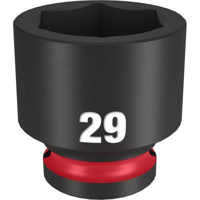 MLW49-66-6261 image(0) - Milwaukee Tool SHOCKWAVE Impact Duty 1/2"Drive 29MM Standard 6 Point Socket