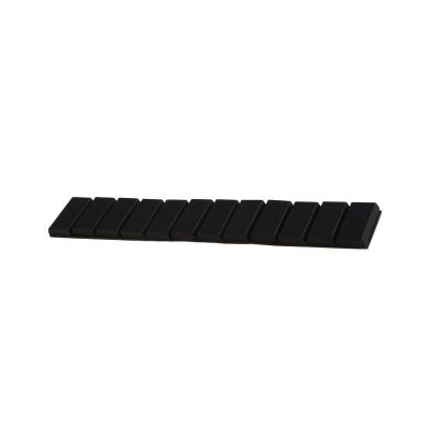 PLO68313 image(0) - Value Line steel adhesive weights, 15 lb Roll, black 0.25 oz segments, standard adh