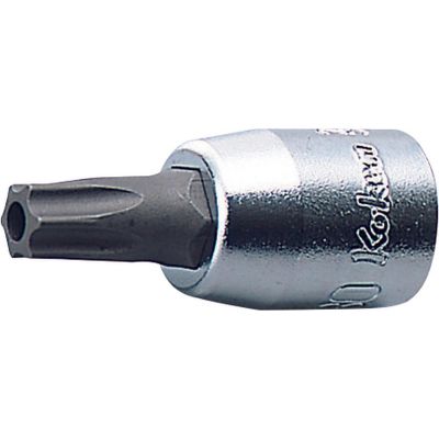 KKN2025.28-T25 image(0) - Ko-ken USA 1/4 Sq. Dr. TORX® T25 Bit Socket - Length 28mm