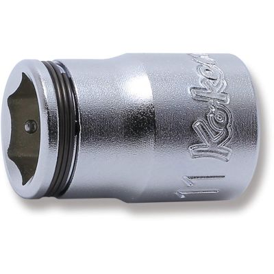 KKN3450M-11 image(0) - Ko-ken USA 3/8 Sq. Dr. Socket 11mm Nut Grip Length 26mm