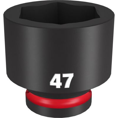 MLW49-66-6385 image(0) - Milwaukee Tool SHOCKWAVE Impact Duty 3/4"Drive 47MM Standard 6 Point Socket