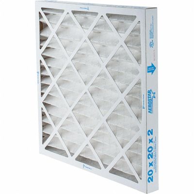 MRO6222236 image(0) - 20X20X2 PLEATED AIR FILTER MERV 8, CASE OF 12