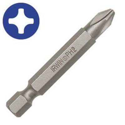 IRWIWAF23PH2BLK10 image(0) - Irwin Industrial No. 2 Phillips Power Bit 3 in.
