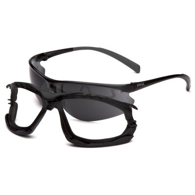 PYRSB9323ST image(0) - Pyramex Pyramex Safety - GOGGLES-Chem Splash Thick Skirt Clear , Sold 12/BOX