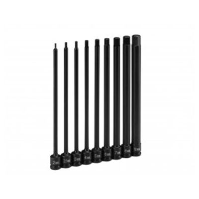 GRE9269MH image(0) - Grey Pneumatic 1/4" Dr. 7 Pc. 6" Length Metric Hex Driver Set