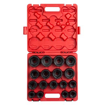 SUN4683 image(0) - Sunex 3/4" Drive 17 Piece SAE Heavy-Duty Impact Socket S