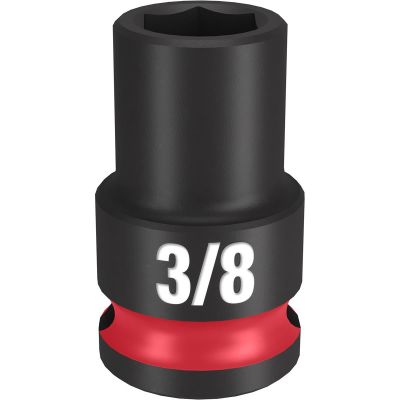 MLW49-66-6104 image(0) - Milwaukee Tool SHOCKWAVE Impact Duty 3/8" Drive 3/8" Standard 6 Point Socket