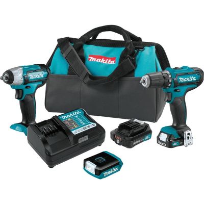 MAKCT323 image(0) - 12V CXT 1.5 Ah Cordless 3-Piece Combo Kit